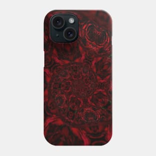 Rose Swirl Design Floral Goth Phone Case