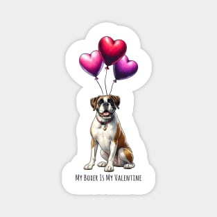 My Boxer Is My Valentine Magnet