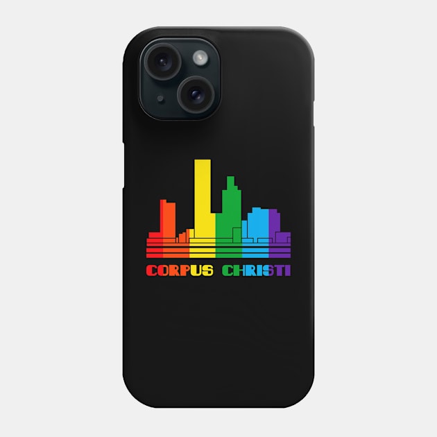 Corpus Christi Pride Shirt Corpus Christi LGBT Gift LGBTQ Supporter Tee Pride Month Rainbow Pride Parade Phone Case by NickDezArts