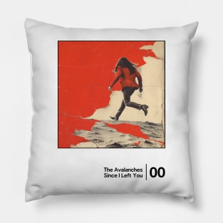 Since I Left You - Minimal Style Original Collage Design Pillow