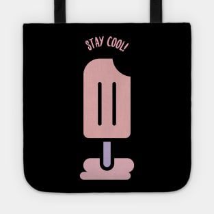 Stay cool pink popsicle Tote