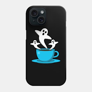 A Cup of Ghost Smoking Coffee Phone Case