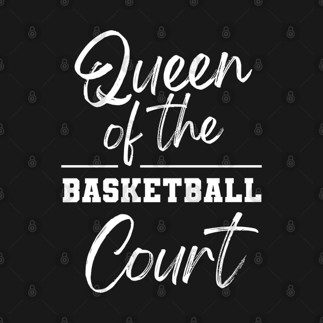 Queen of the Basketball Court Mom Mommy Player Shirt Tee tshirt Retirement by FanaticTee