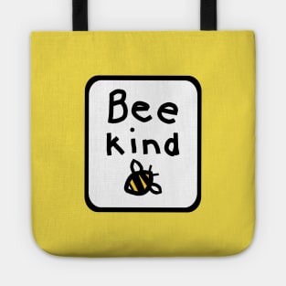 Framed Bee Kind Sign of Kindness Graphic Tote