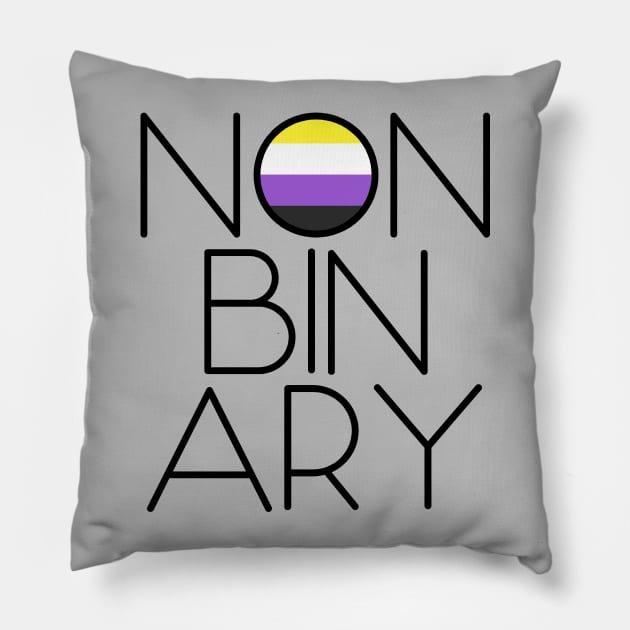 Non-binary Pillow by CowboyYeehaww