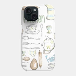 Kitchen, Love, Family Phone Case