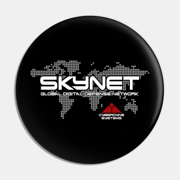 Cyberdyne Systems Skynet Global Digital Defense Network (Terminator) Pin by CultureClashClothing