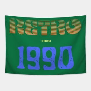 Retro Birthyear 1990 Tapestry