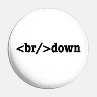 breakdown HTML Code Pin