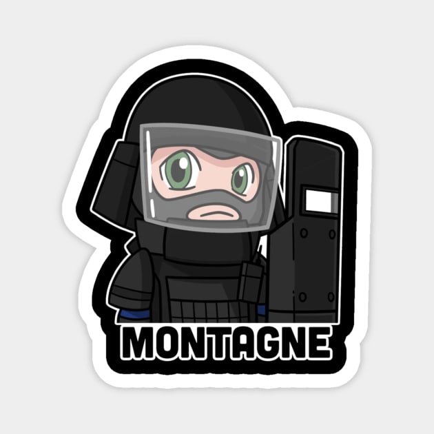 montagne from rainbow six siege r6 Magnet by deviriastinika