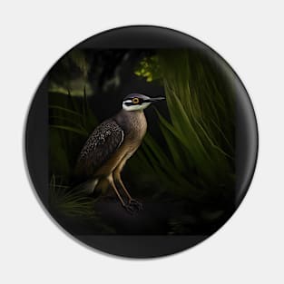 Namkeen heron Pin