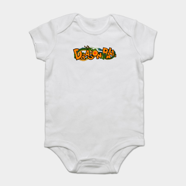Dragon Ball Logo Anime Art Design Dragon Ball Onesie Teepublic