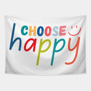 Choose Happy Tapestry