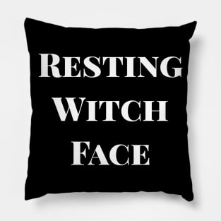 Resting Witch Face Pillow