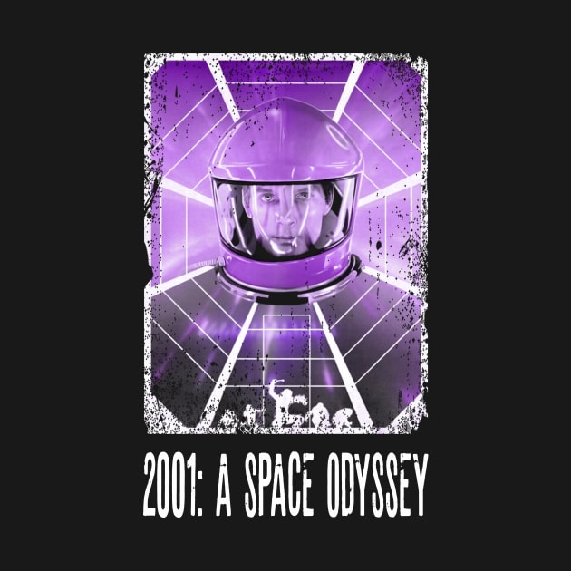 HAL's Harmony 2001 Space Odyssey Iconic Characters Graphic T-Shirt by WildenRoseDesign1