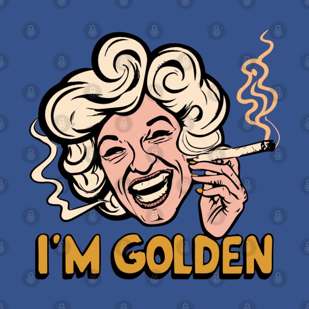 Bea Arthur - I'm Golden, girl. by INLE Designs