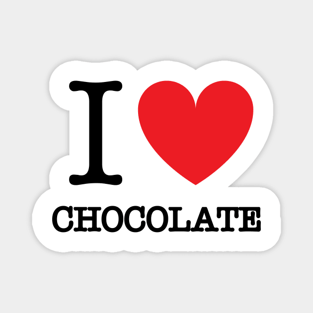 I HEART CHOCOLATE Magnet by MasterpieceArt