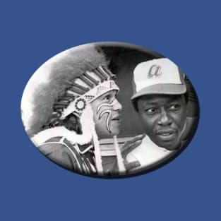 Atlanta Braves - Chief Nocahoma & Hank Aaron T-Shirt