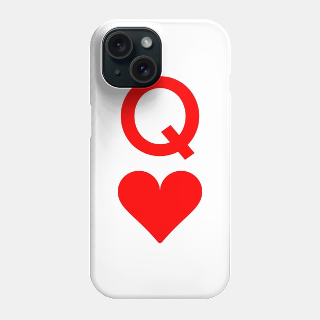 Queen Of Hearts Phone Case by FanqishOfficial