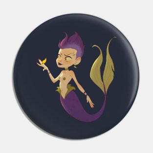 Evil Mermaid Pin