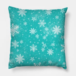 Snowy Let It Snow Pillow