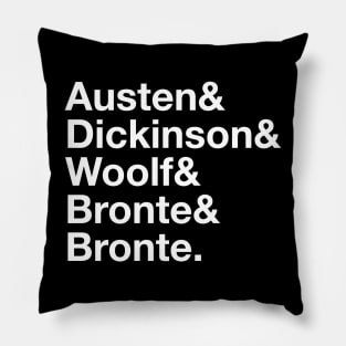 CLASSICAL FEMALE WRITERS Pillow