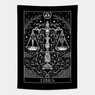 Zodiac sign tarot card Libra Tapestry