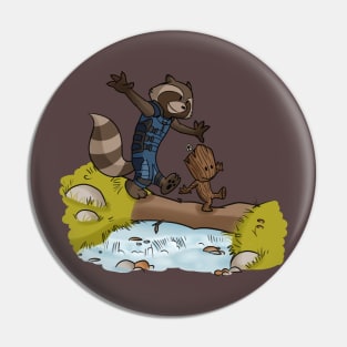 Rocket and Groot Pin