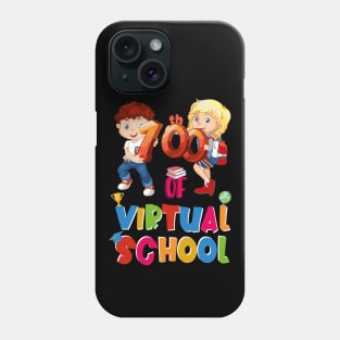 100 Days of Virtual School Phone Case