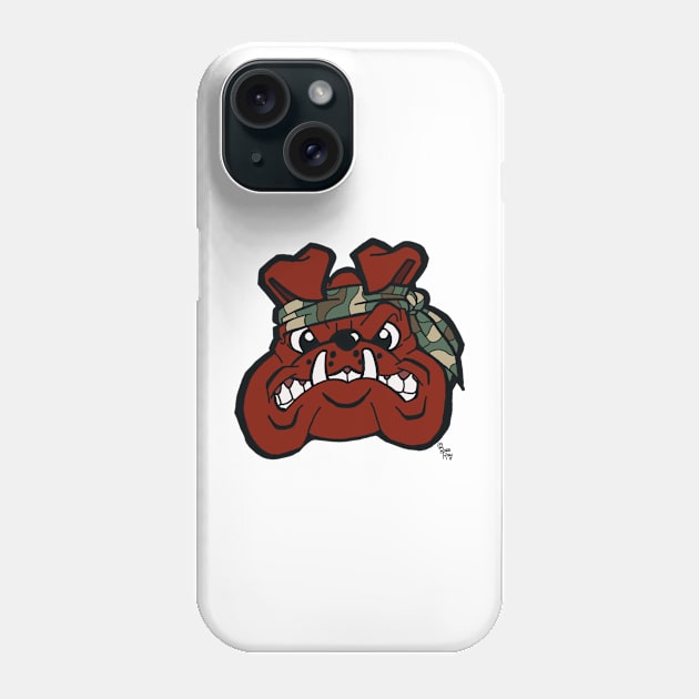 Bulldog camo Phone Case by RayRaysX2