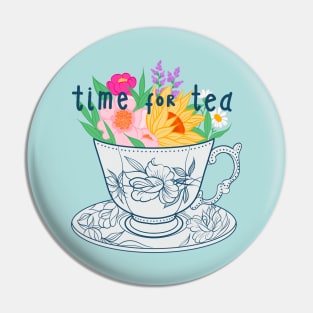 TIME FOR TEA Pin