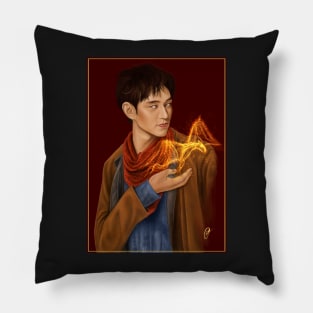 Shao Fei as Merlin painting Pillow