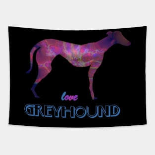 greyhound love Tapestry