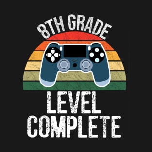 8th Grade Level Complete Gamer Graduation T-Shirt