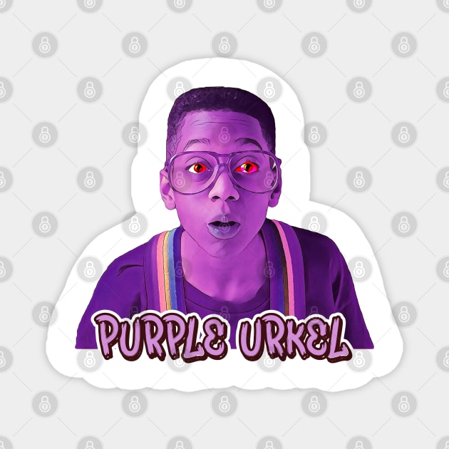 Purple Urkel Magnet by karutees