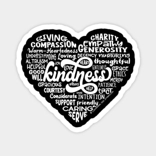 Heart Words of Kindness Magnet