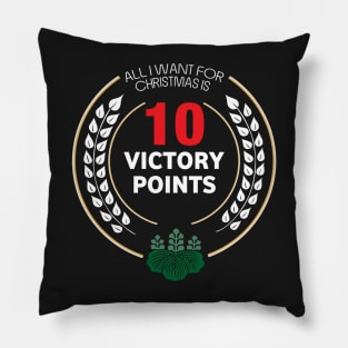 All I Want For Christmas Is 10 Victory Points - Board Games Design - Board Game Art Pillow