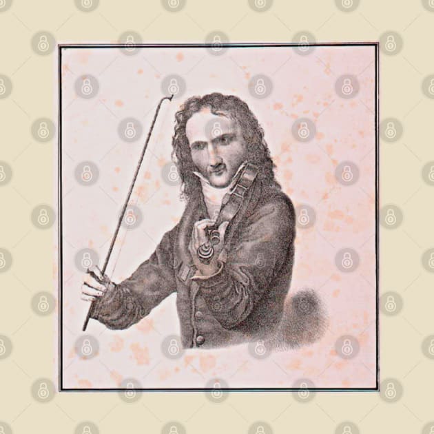 Paganini portrait by ClassicalMusicians