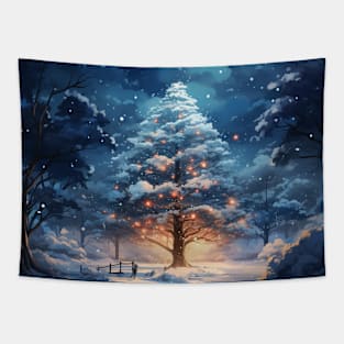 Christmas Tree painting Tapestry