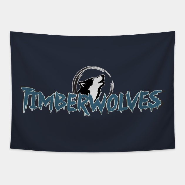 Minnesota Timberwolves personal design Tapestry by BossGriffin