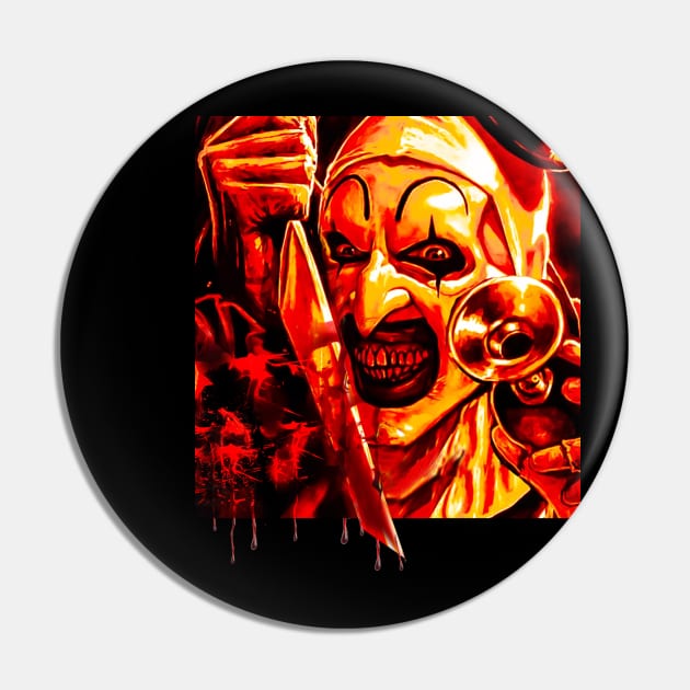 Art The Clown Pin by QDRC.ART