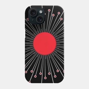 Red Burst Phone Case