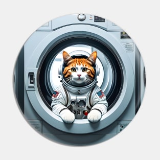 Washing Machine Catspaceship II Pin