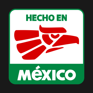 Hecho en Mexico - green white red - clean design T-Shirt