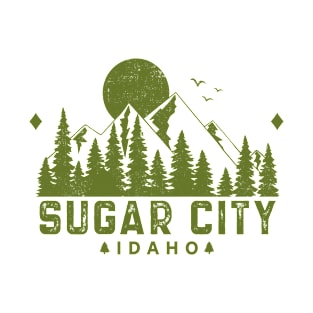 Sugar City Idaho Mountain Souvenir T-Shirt