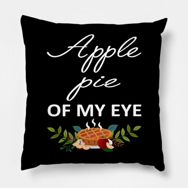 Apple Pie Of My Eyes Pillow by little.tunny