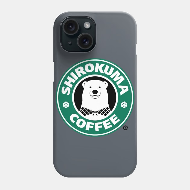 Shirokuma Coffee Phone Case by Eozen