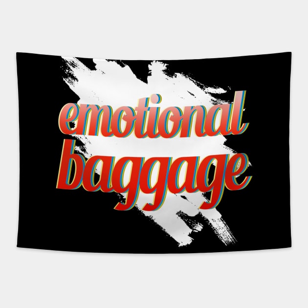 Emotional Baggage Tapestry by LanaBanana