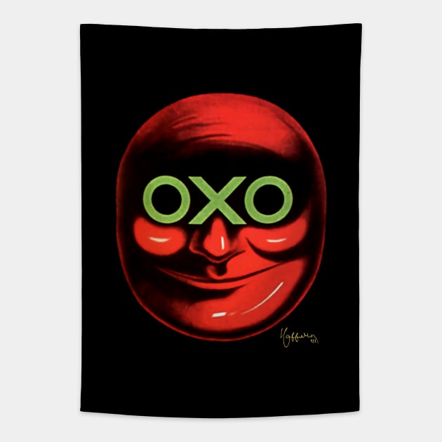 Leonetto Cappiello OXO Advertising Poster Tapestry by PatricianneK