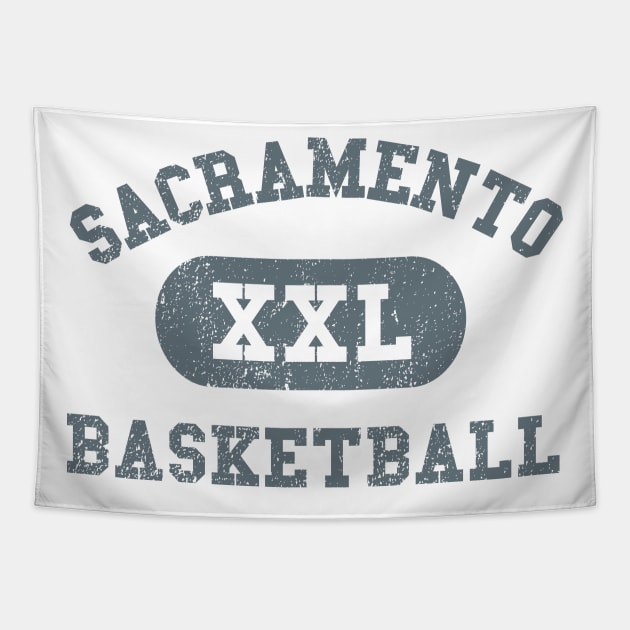 Sacramento Basketball III Tapestry by sportlocalshirts